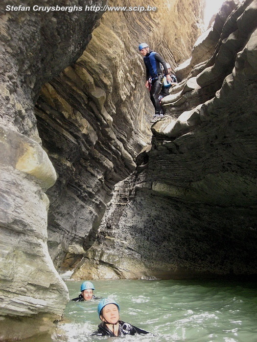 Canyoning - Springen  Stefan Cruysberghs